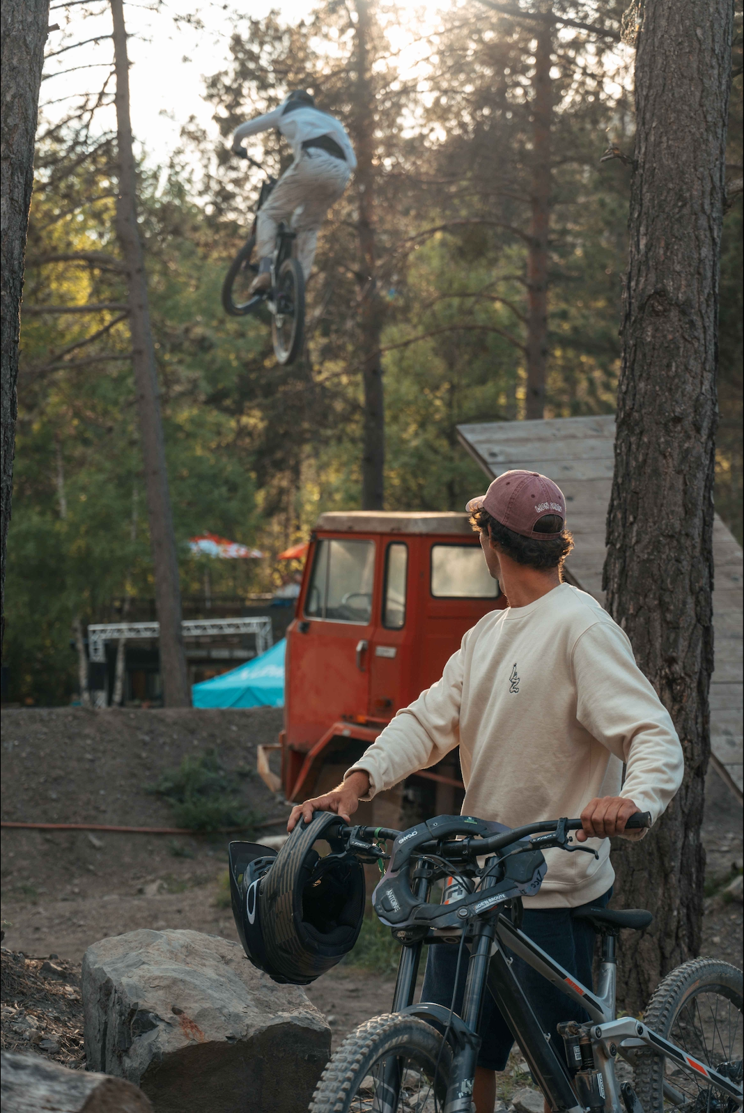 Watching homie ride