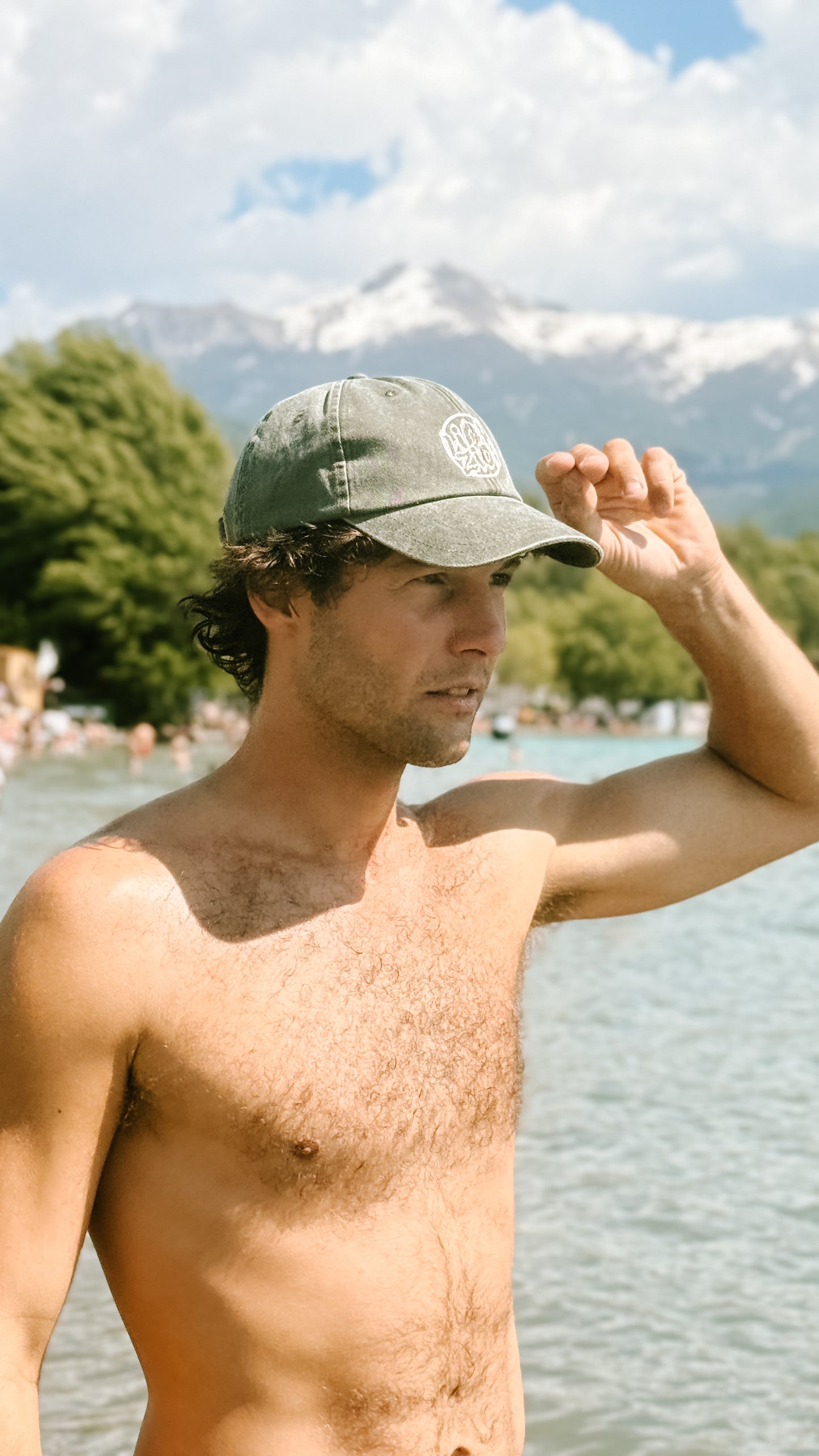 Sunset - vintage kaki cap